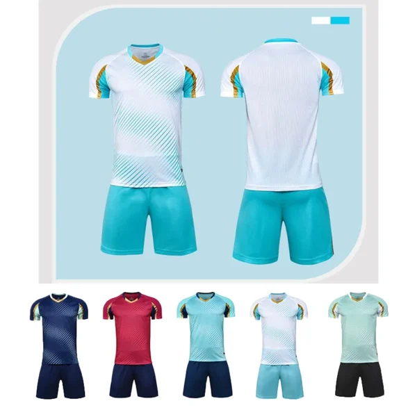 Customized team football uniforms short-sleeved team uniforms children's football jerseys football jersey 24 25 suits team