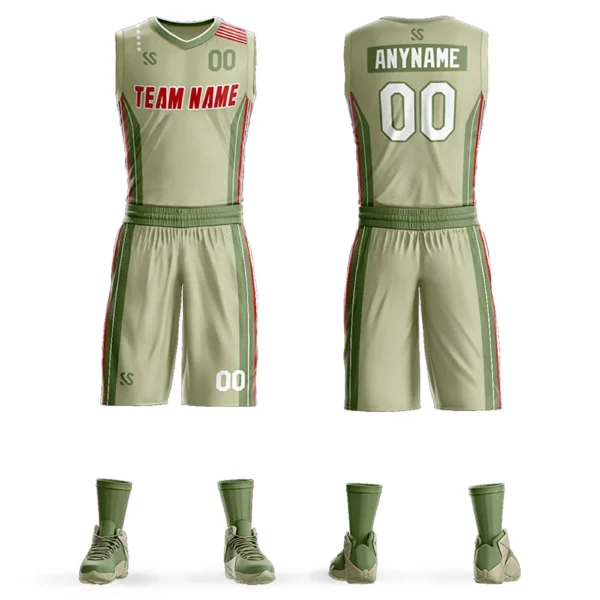 Custom DIY Men Basketball Jerseys Cheap Basketball Uniforms Sets Sleeveless Shirt Team Training Sport Jerseys Outdoor Clothes