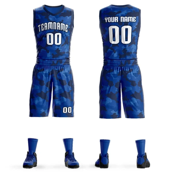 Custom Basketball Shirt Fashion Gradient Design Creative Team Uniform Basketball Jersey Set Adult/Kids
