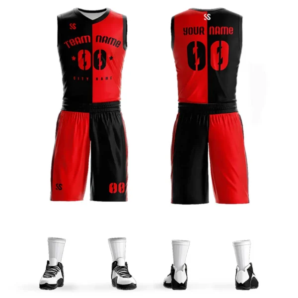 Custom Cheap Diy Basketball Jerseys Set Uniforms Kits Youth Men Basketball Shirts Shorts Suit Sports Clothes Mix Order