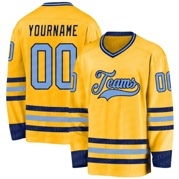 NewFashion Custom Name Number Player Colorful Retro 3DPrint Unisex Harajuku Pullover Casual Hockey Shirts Jersey Long Sleeves S5