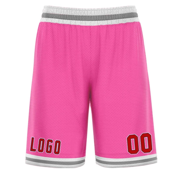 Custom Women College Basketball Shorts Double Side Custom Basketball Uniform Fashion Throwback Brand Print Numer Name 17 Color