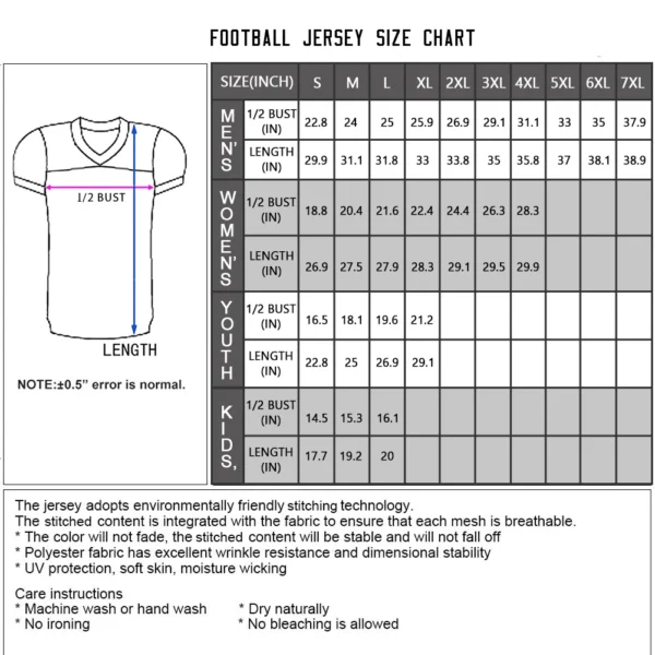 kf-Sf86c8313f0d440018d274fb2f7ffb285B Personalized Blue Football Shirt with Team Name Number Custom Print Embroidery American Football Jersey for Men Women Youth Kids